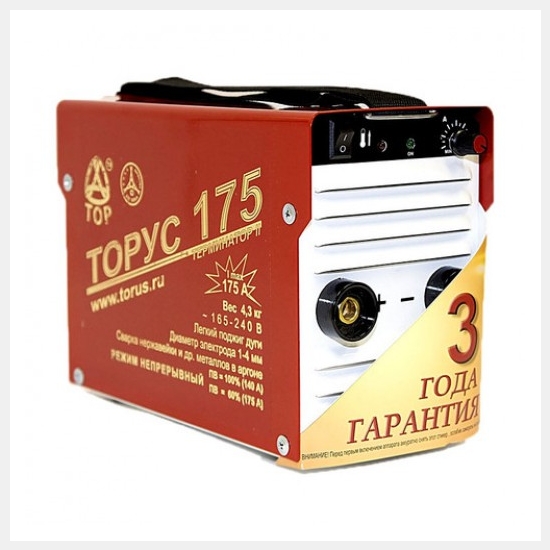Сварочный инвертор ТОРУС-175 ТЕРМИНАТОР-2