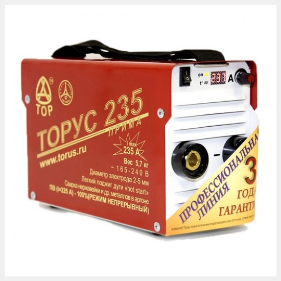 Сварочный инвертор ТОРУС-235 ПРИМА