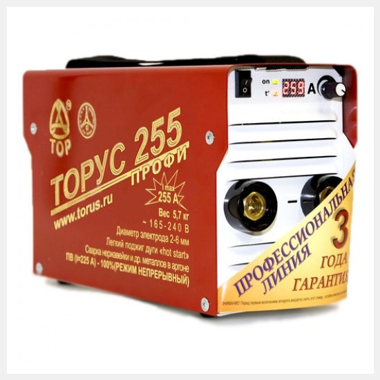 Сварочный инвертор ТОРУС-255 ПРОФИ НАКС