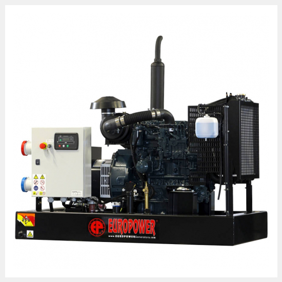 Генератор дизельный EUROPOWER EP 34 TDE 230/400 В