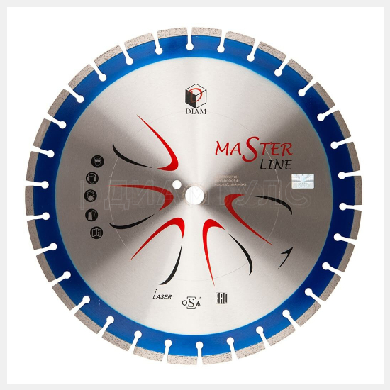 Алмазный диск DIAM Master Line 450x3.4x10x25.4 железобетон