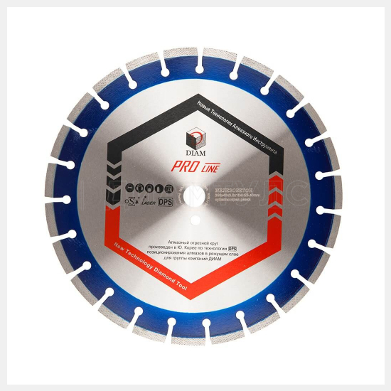 Алмазный диск DIAM Железобетон Pro Line 350x3.2x10x25.4