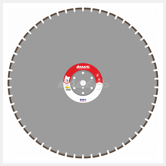 Диск по железобетону ЖБ 20 900 мм /40x4,5x12/ 54 сегм до 10 кВт