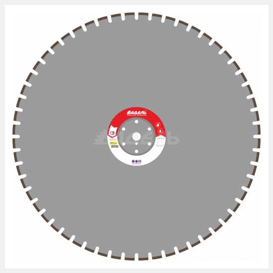 Диск по железобетону ЖБ 30 ?1000 мм /40x4,5x12/ 56 сегм от 11 кВт