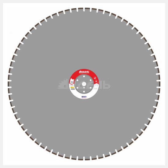 Диск по железобетону ЖБ 30 ?1200 мм /40x4,5x12/ 70 сегм от 11 кВт