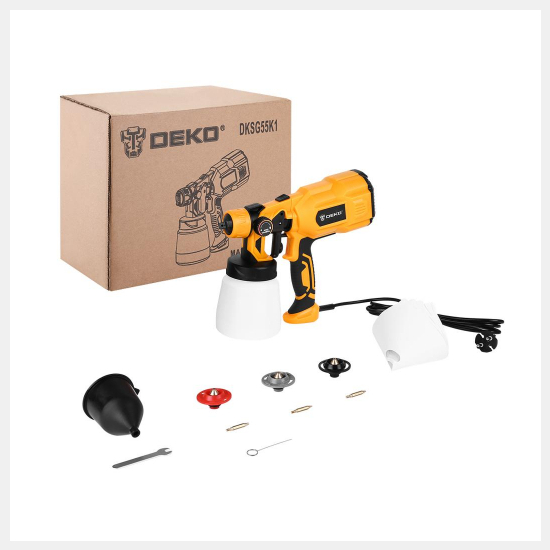 Краскопульт электрический DEKO DKSG55K1 HVLP