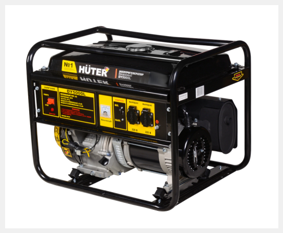 Портативный бензогенератор HUTER DY5000L