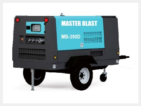 Винтовой компрессор Master Blast MB-390D-10+AC (дизельный с осушителем)