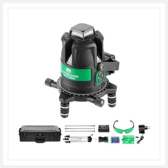 Лазерный уровень ADA ULTRALiner 360 4V GREEN Set
