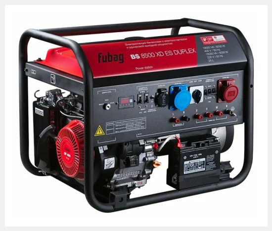 Электростанция бензиновая Fubag BS 8500 XD ES duplex