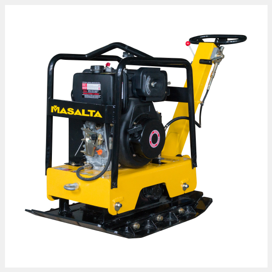 Виброплита реверсивная Masalta MS250-1S дизельная (Kama KM186F)