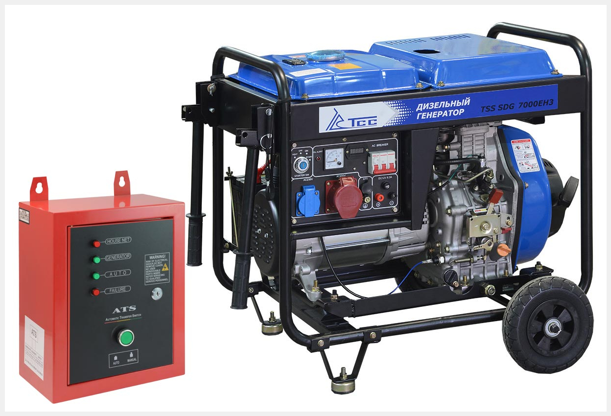 ДИЗЕЛЬ ГЕНЕРАТОР TSS SDG 7000EH3 С АВР