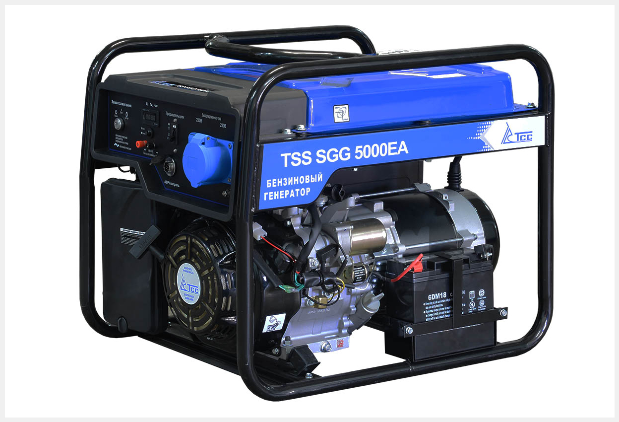 БЕНЗОГЕНЕРАТОР TSS SGG 5000 EA C АВР 230 В