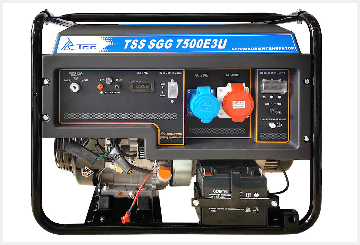БЕНЗОГЕНЕРАТОР TSS SGG 7500Е3U 400/230 В